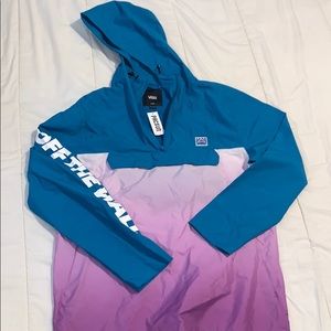 NWT Mens Vans Windbreaker Jacket